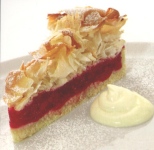 Raspberry and Redcurrent Filo Tart