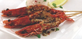 Sum Bi Yaki Prawns